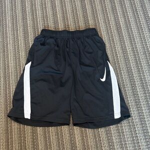 Nike Black Shorts with White Stripes
